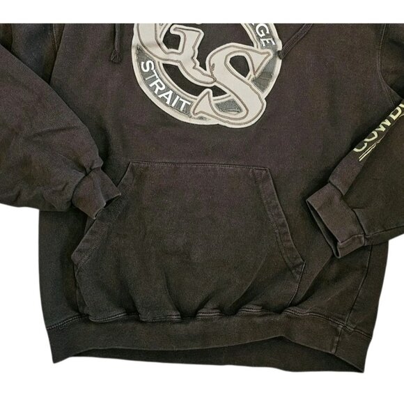 George Strait Hoodie Cowboy Rides Away Pullover Country Music Sweatshirt Sz M - Picture 4 of 9